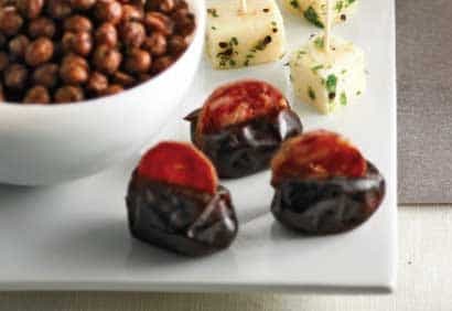 Dattes farcies au chorizo
