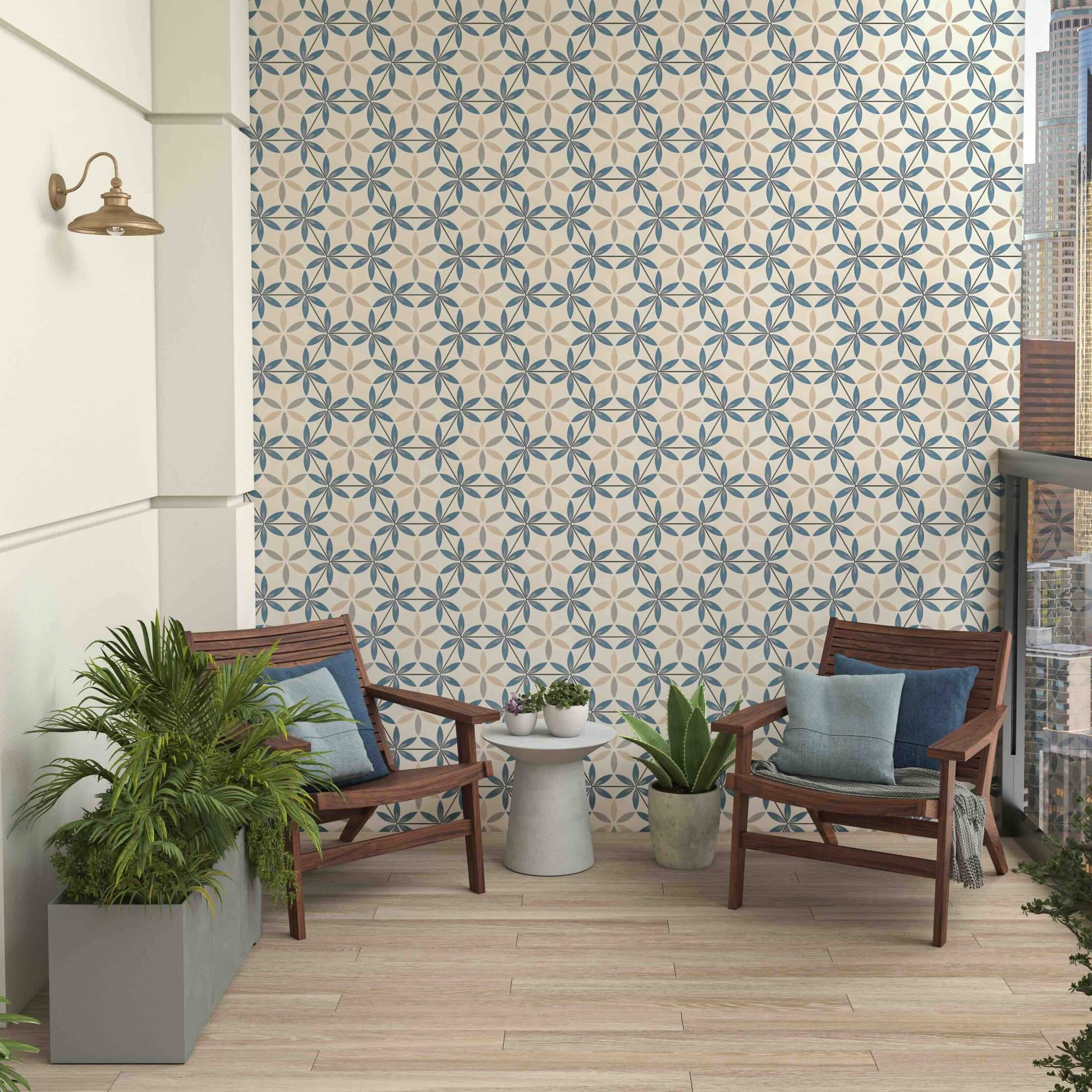 La céramique au fini bois s’invite dans la cuisin