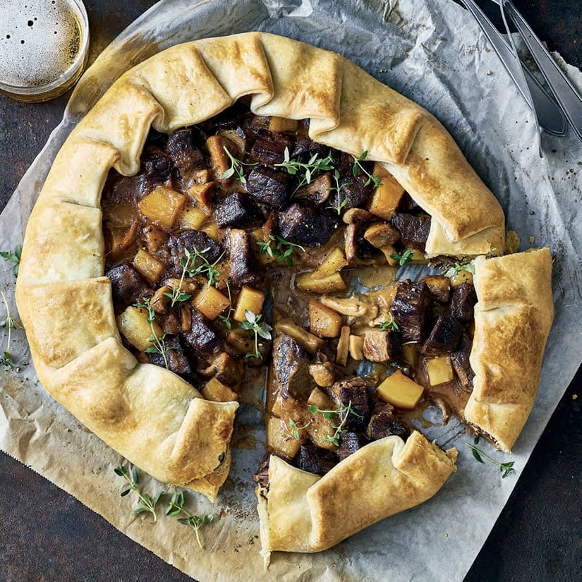 Pâté rustique au bœuf à la bière