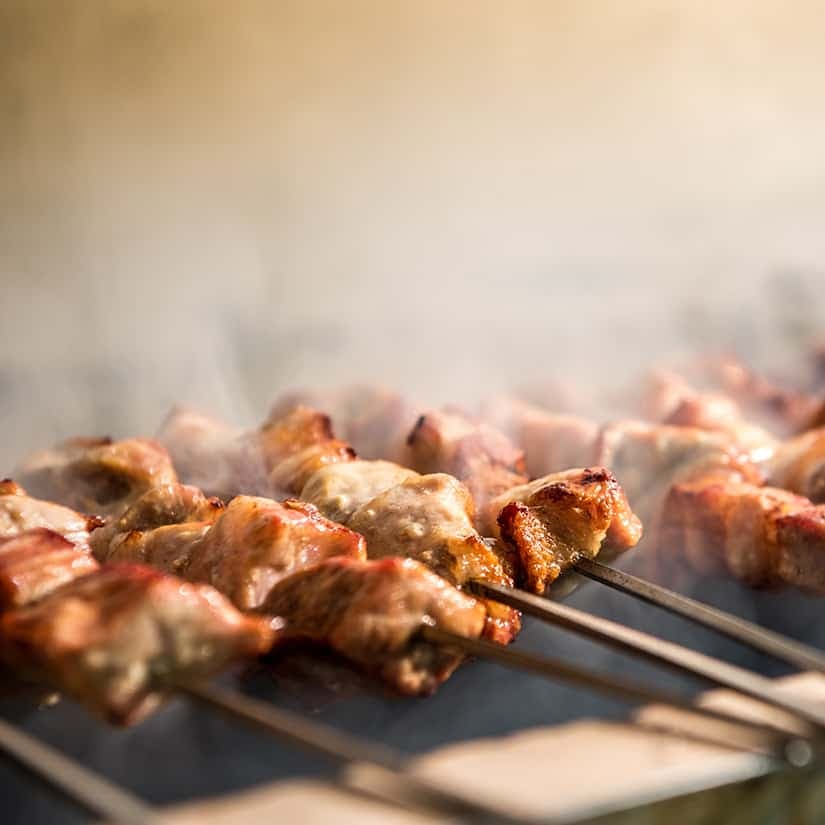 Brochettes de porc souvlaki