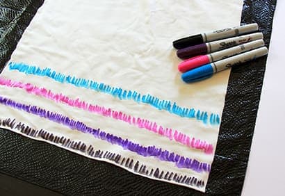 Fabriquer un foulard multicolore