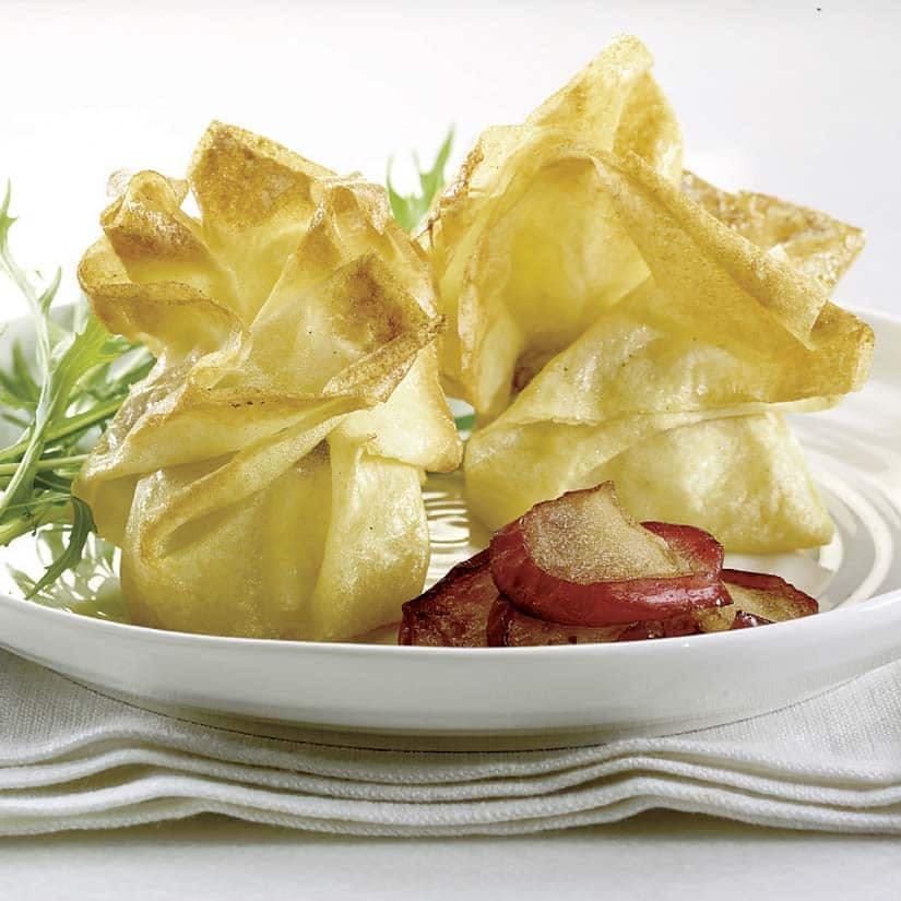 Chèvre chaud au thym et à la pomme