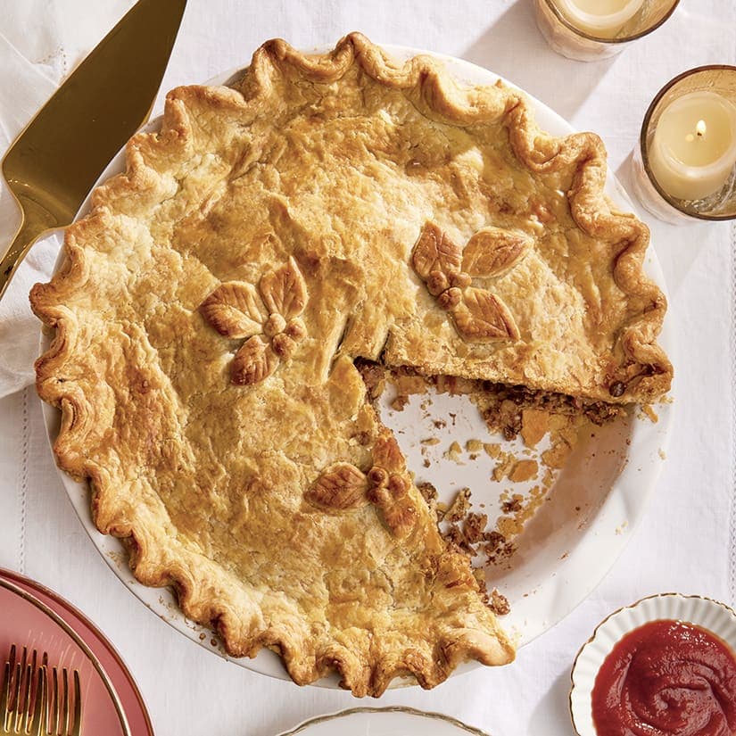 Tourtière végé lentilles, PVT, pommes de terre