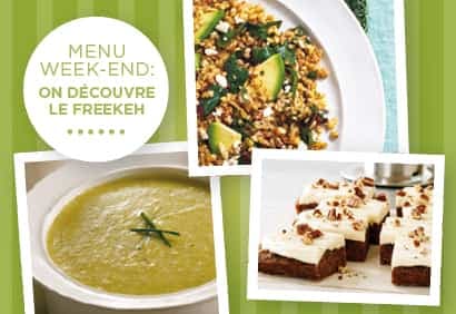Menu week-end - On découvre le freekeh