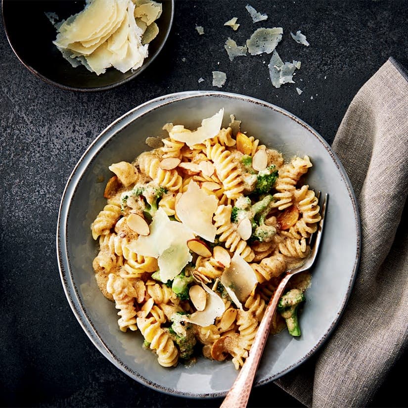 Fusillis au beurre noisette et au brocoli