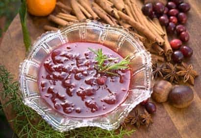 Sauce épicée aux canneberges