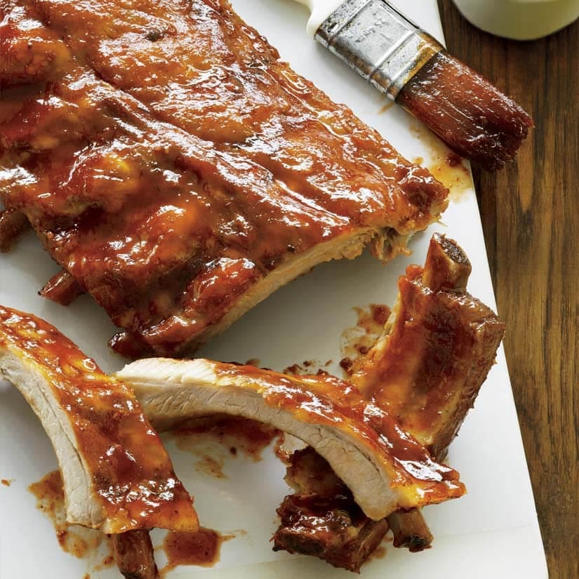 Côtes levées à la gelée de pommes