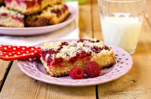 Barres flocons d'avoine, coco et framboises