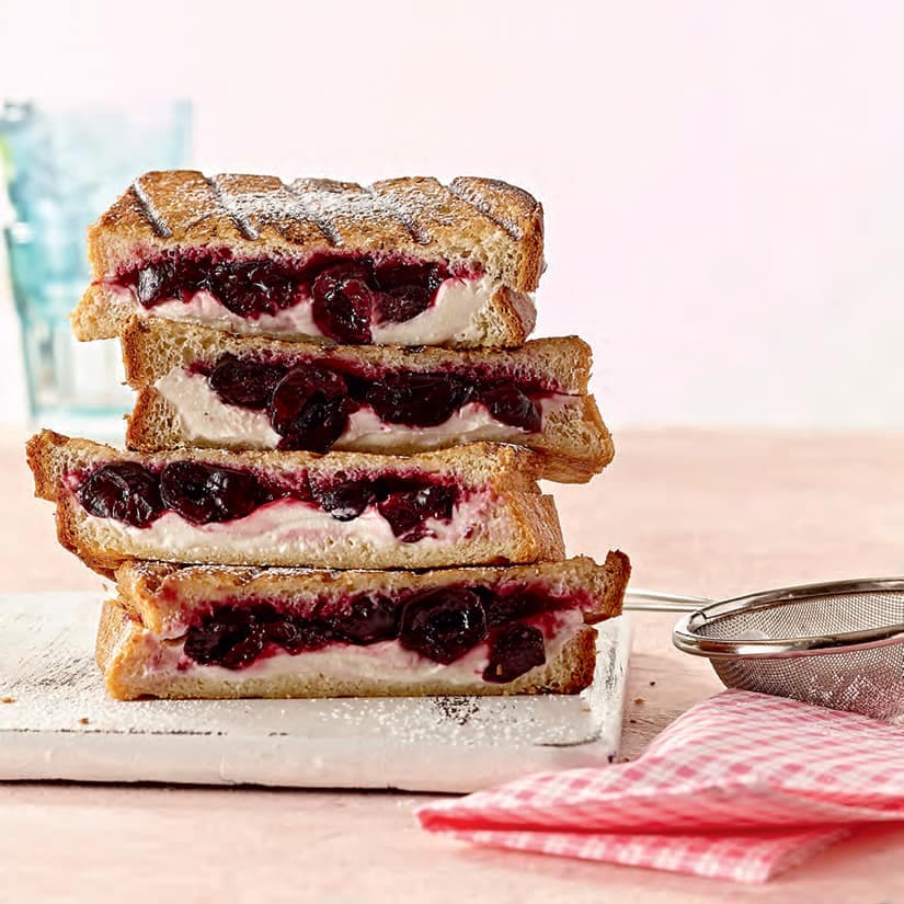 Paninis aux cerises