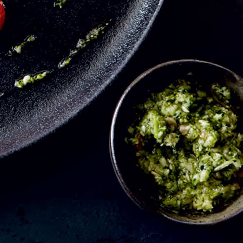 Pesto de brocoli et de graines de tournesol