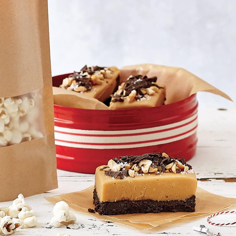 Carrés chocolatés au dulce de leche