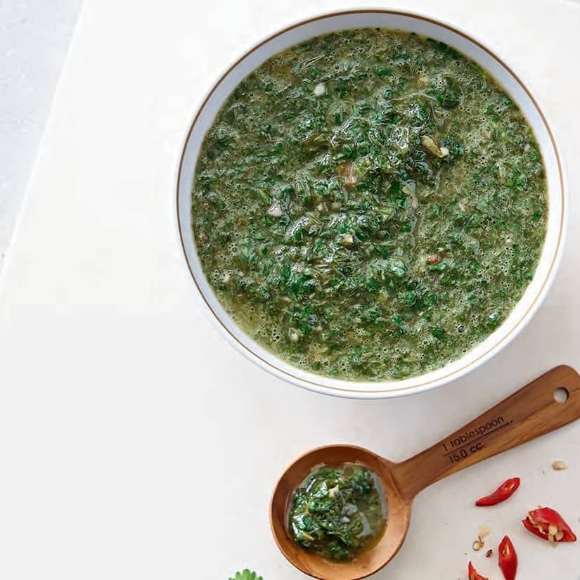 Chimichurri de coriandre