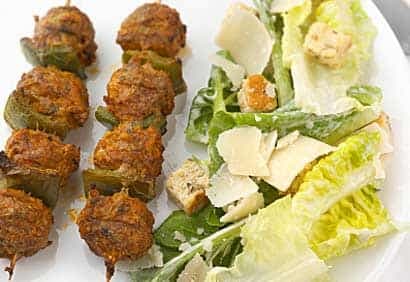 Kebab de veau de grain aux graines de sésame