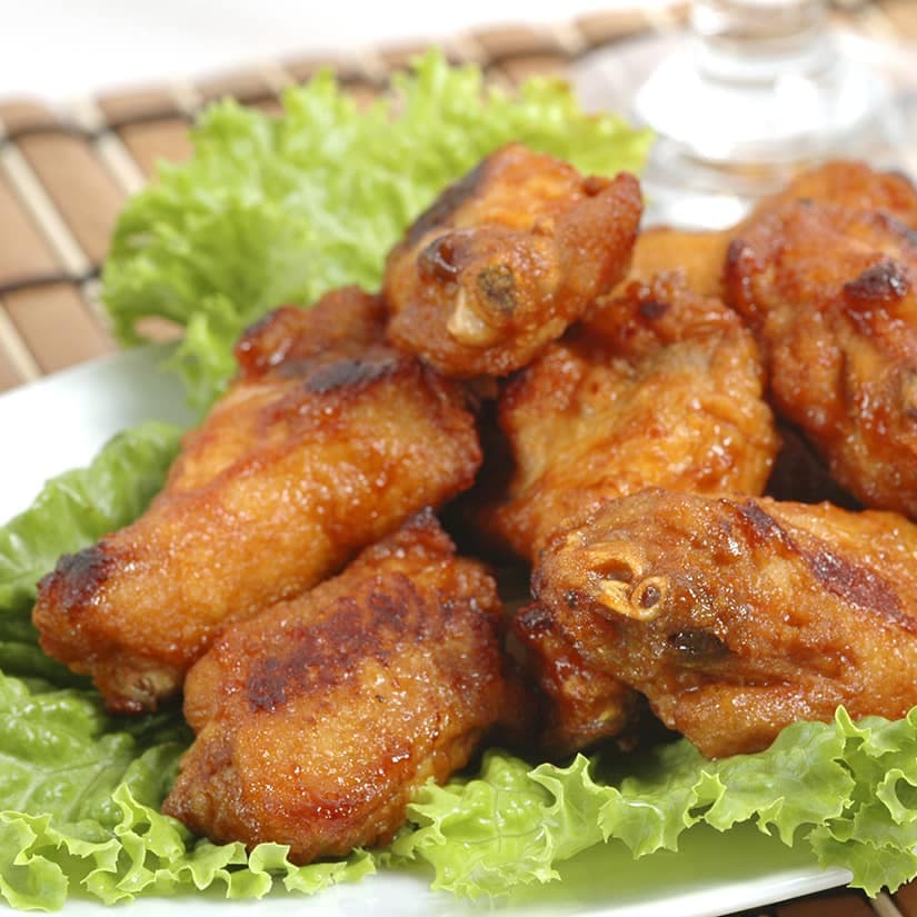 Ailes de poulet à l'orange et à la coriandre