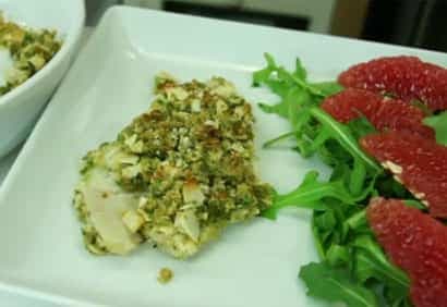Crumble de filet de sole