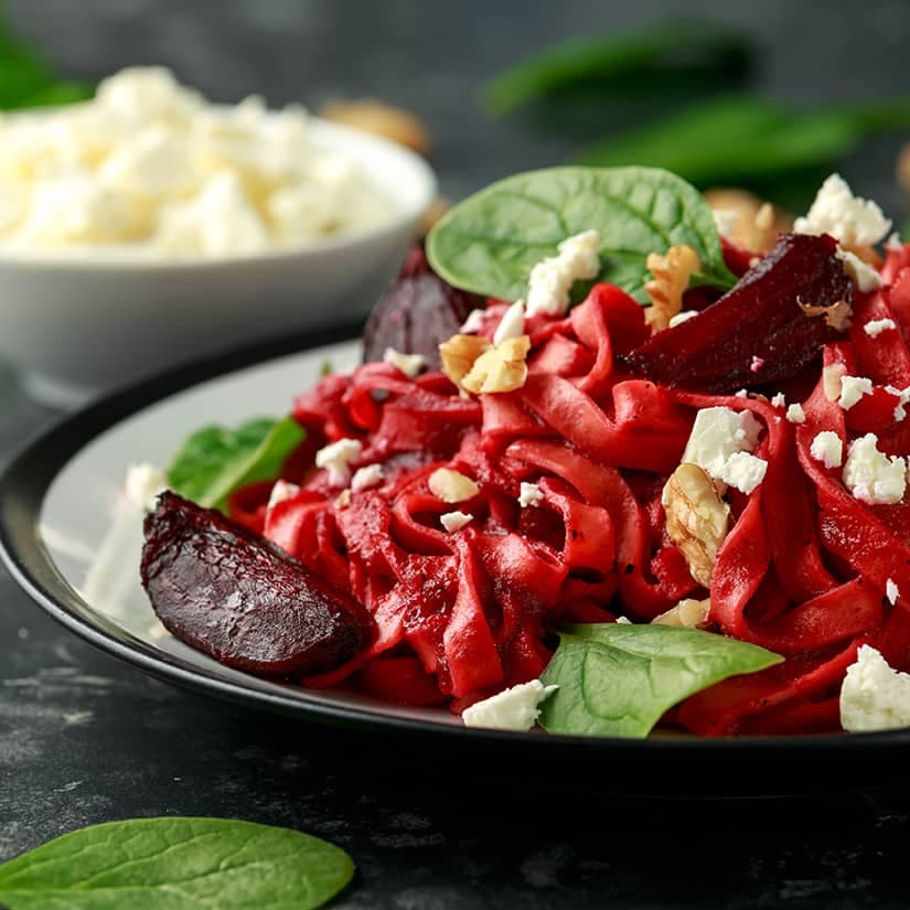 Linguines à la betterave