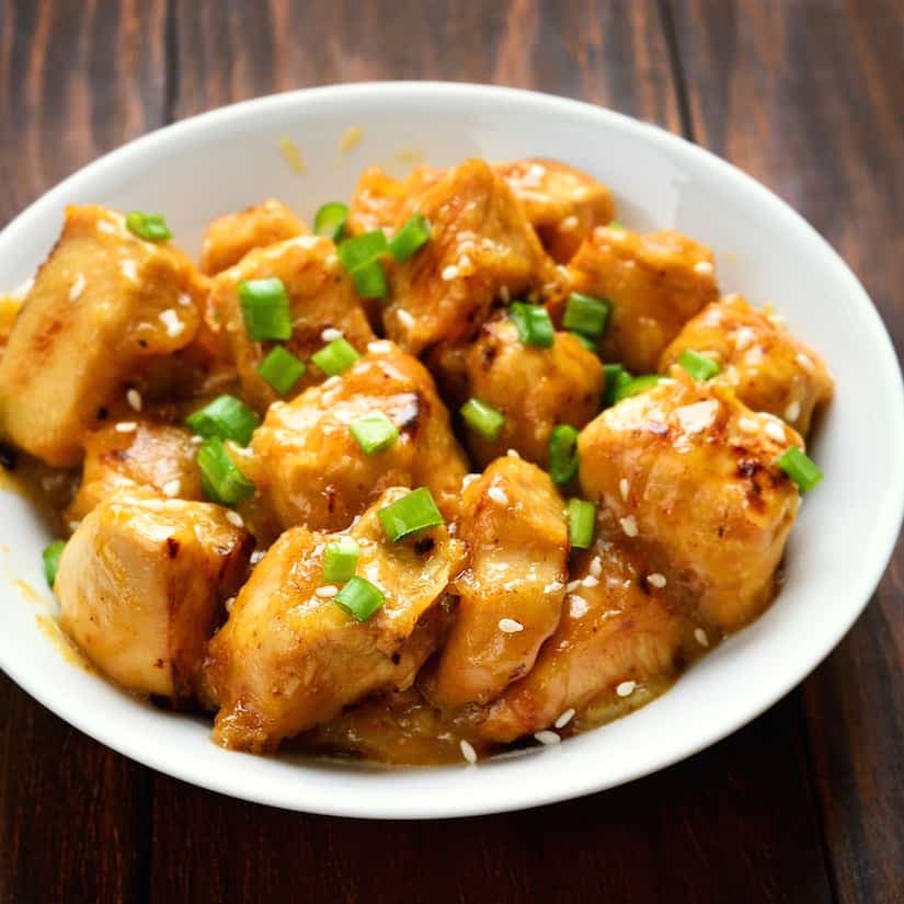 Mijoté de poulet à l'orange