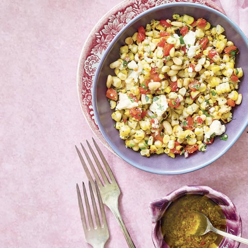 Salade de maïs au balsamique blanc