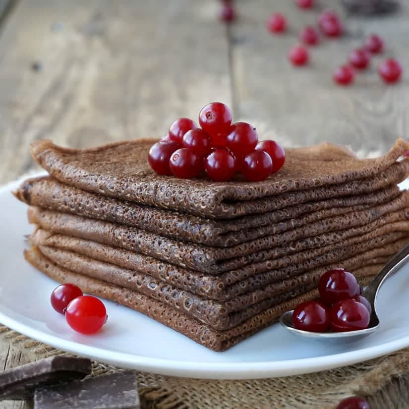 Crêpes au chocolat