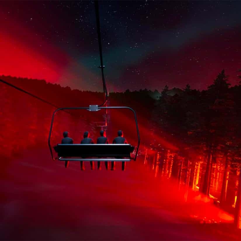 Un parcours illuminé au Massif de Charlevoix
