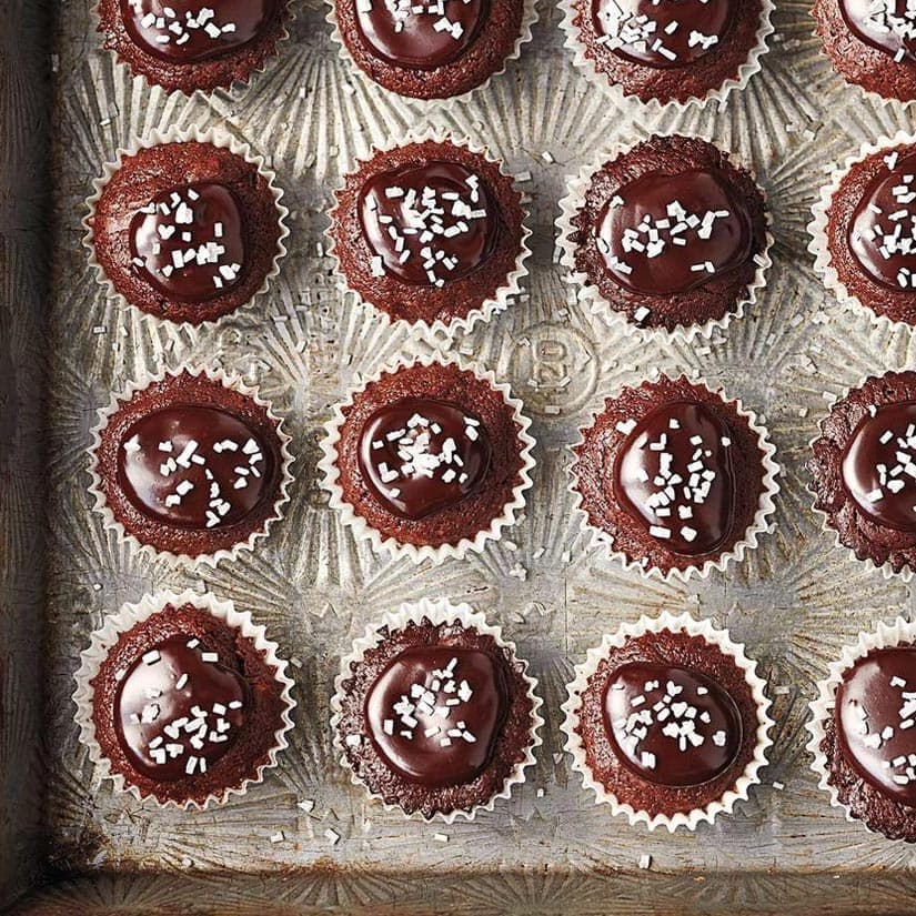 Mini-brownies à la crème irlandaise