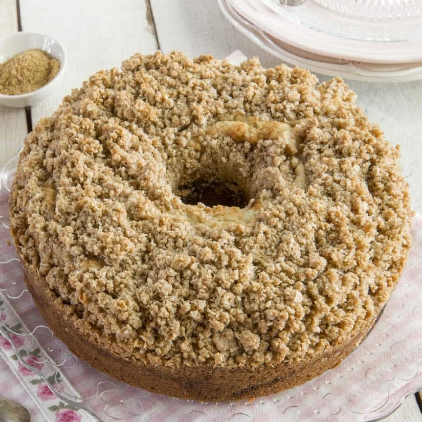 Gâteau streusel à la citrouille et aux épices