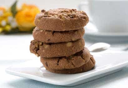 Biscuits au chocolat et au caramel