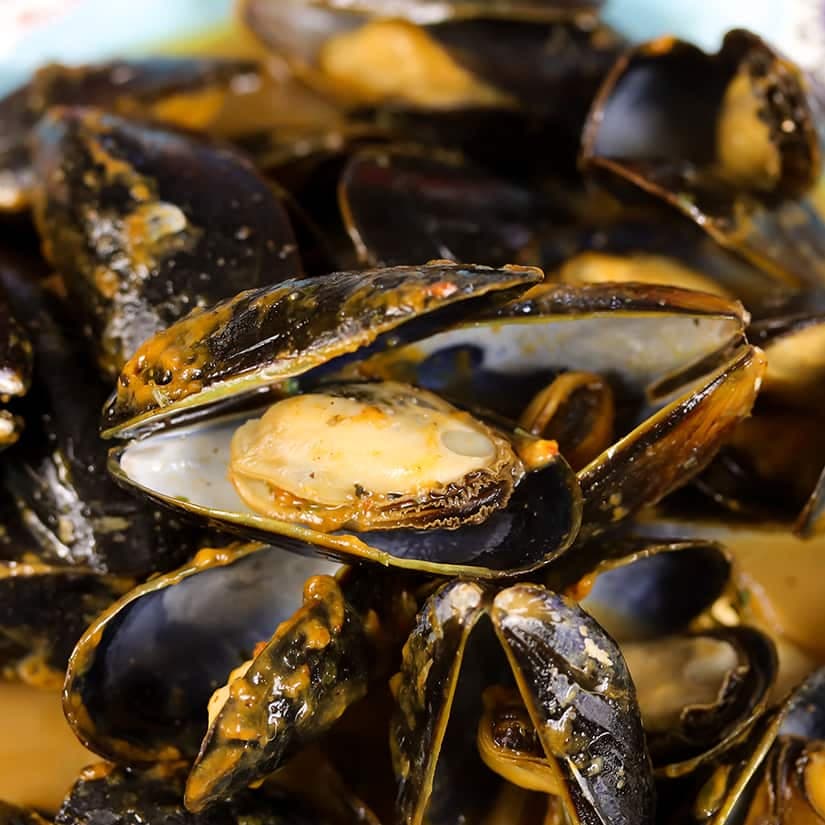 Moules à la thaïe