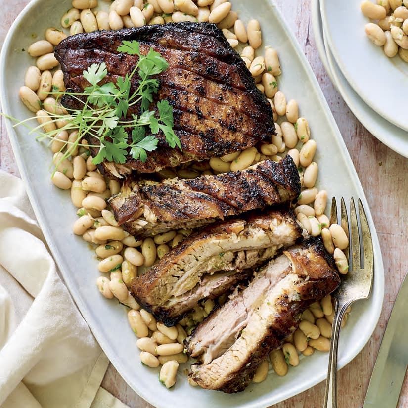 Flanc de porc à l’italienne