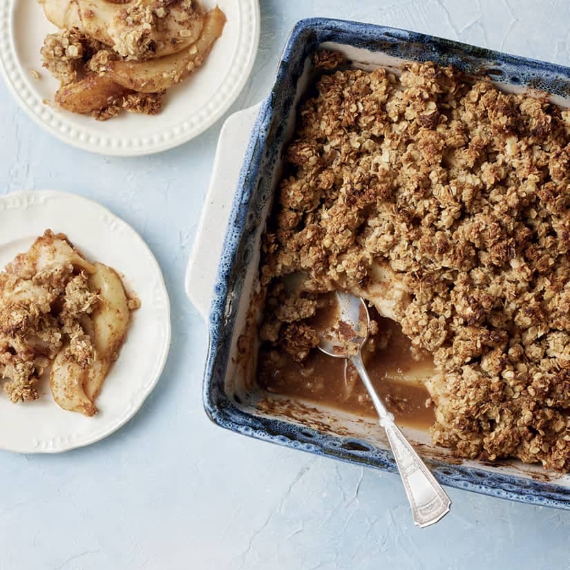 Croustade aux pommes et aux poires