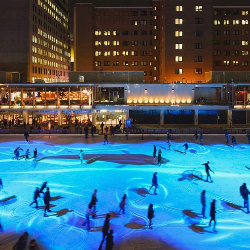 Du patin disco à l’esplanade Tranquille