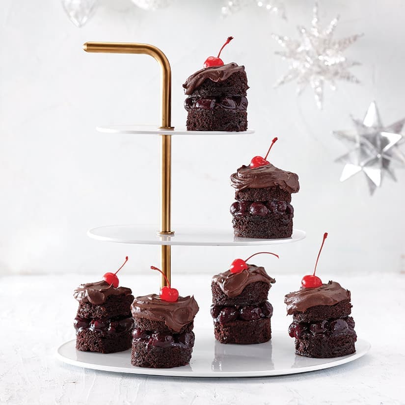 Minigâteaux forêt-noire