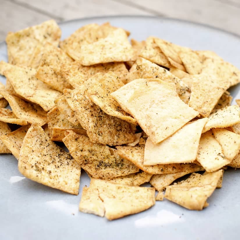 Croustilles de pita au zaatar