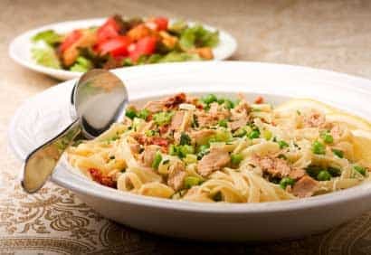 Linguine au thon et aux légumes