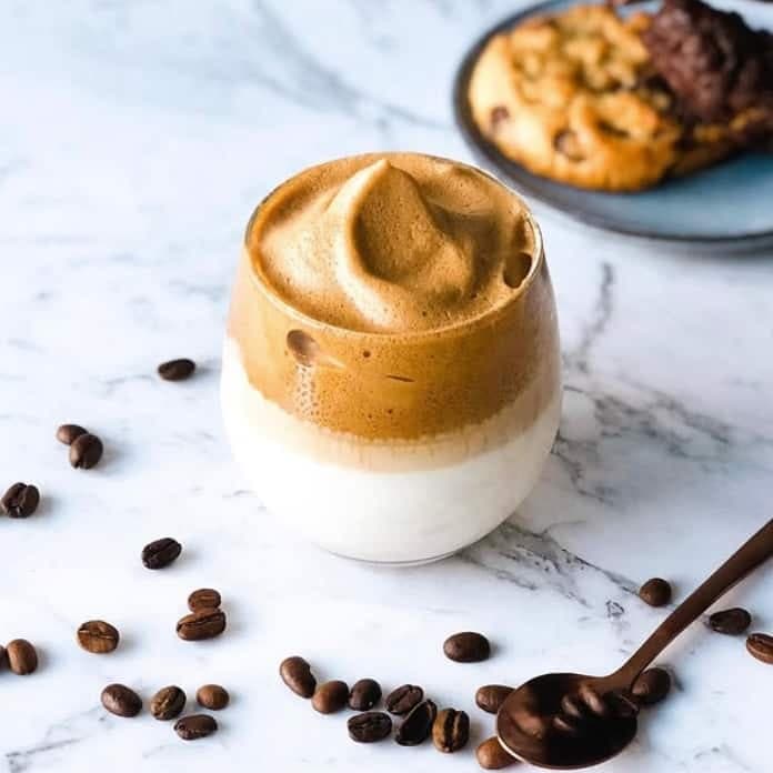 Café fouetté Dalgona