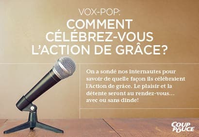 Comment célébrez-vous l’Action de grâce?