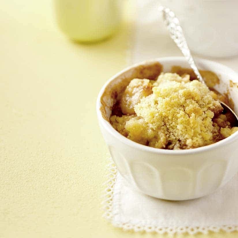 Croustade aux bananes et aux poires