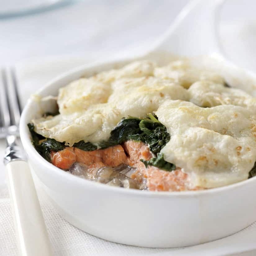 Gratin de saumon et de pommes de terre