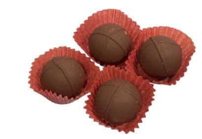 Truffes au gingembre confit