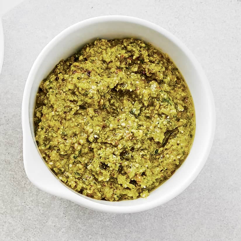 Sauce pesto aux pistaches
