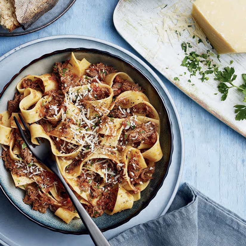 Sauce ragù au bœuf braisé à la mijoteuse