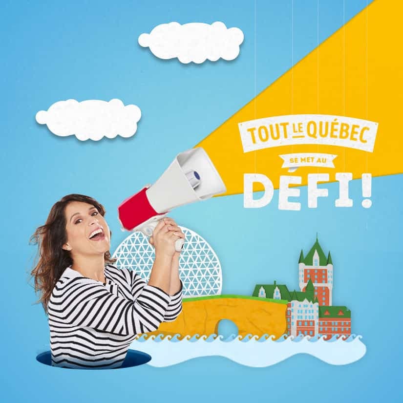 Tout le Québec se met au défi!
