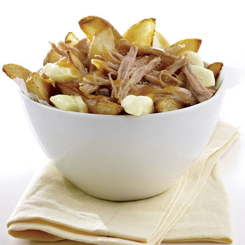Poutine au canard confit