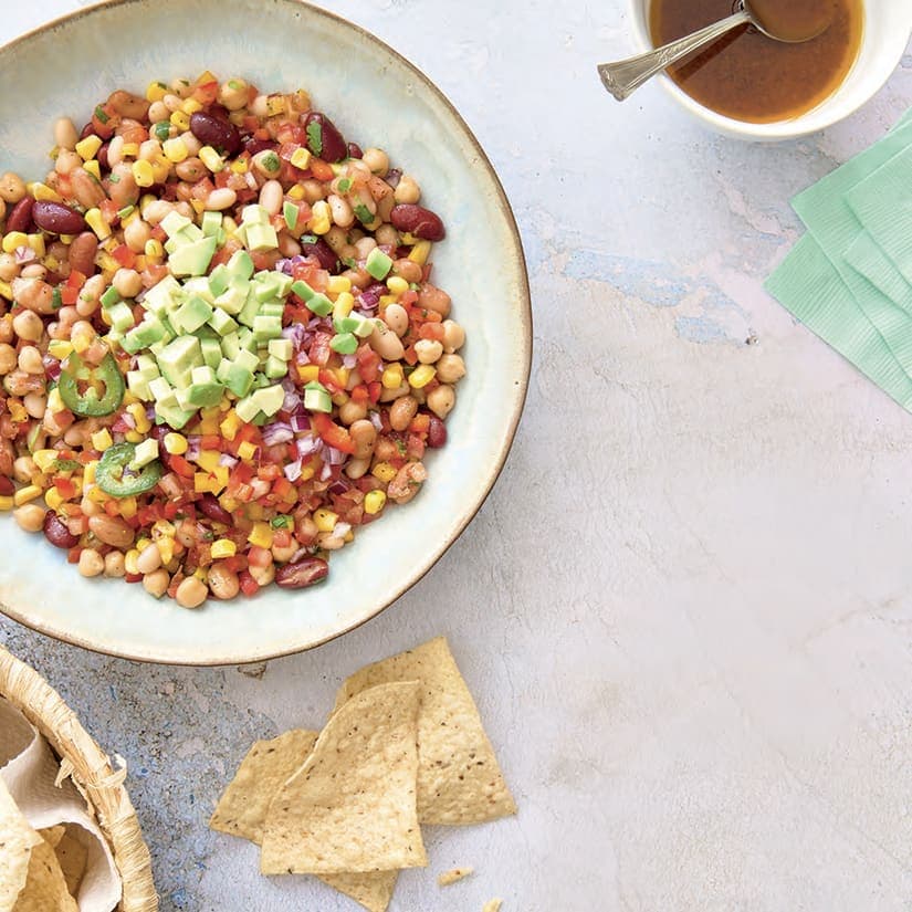 Salade de légumineuses style «caviar des cowboys»