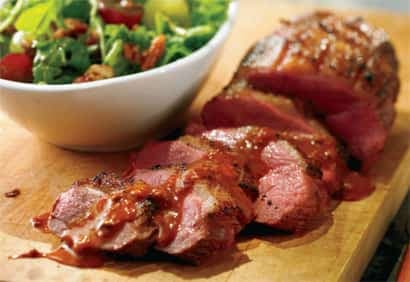 Poitrines de canard épicées à l'orange