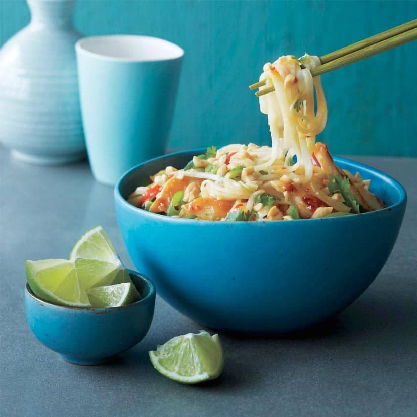 Pad thaï au poulet