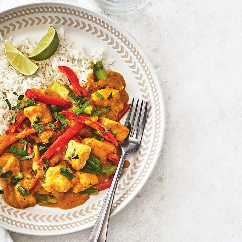 Cari de poulet à la mangue