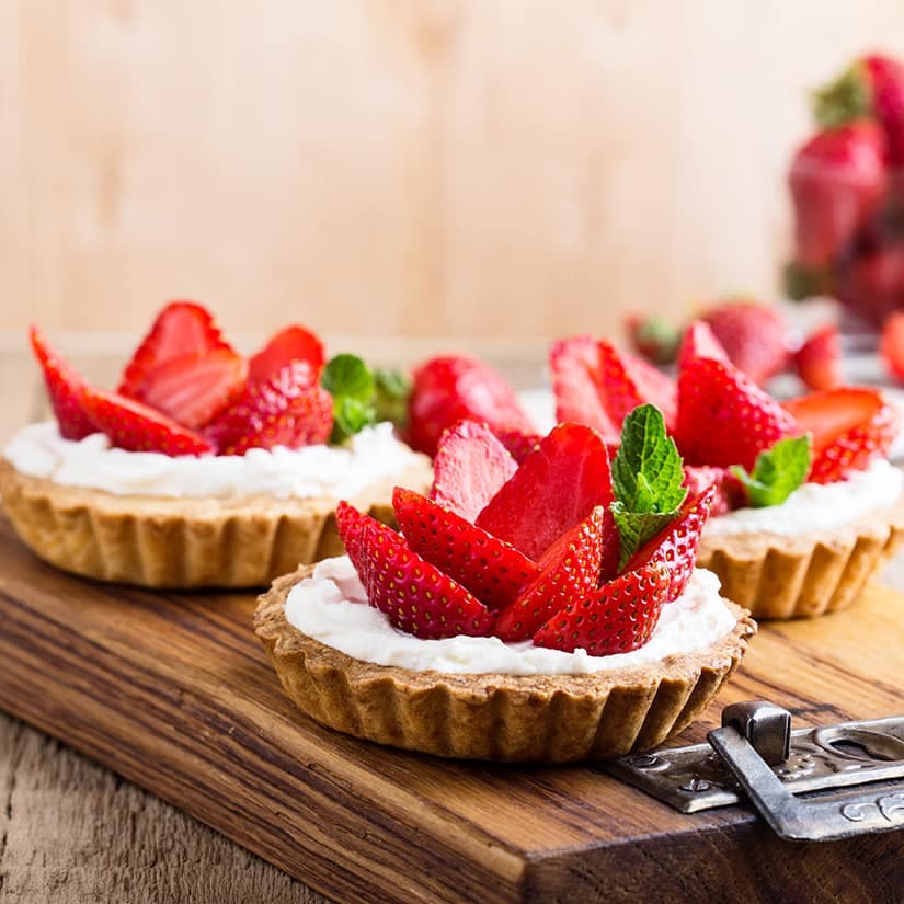 Tartelettes aux fraises