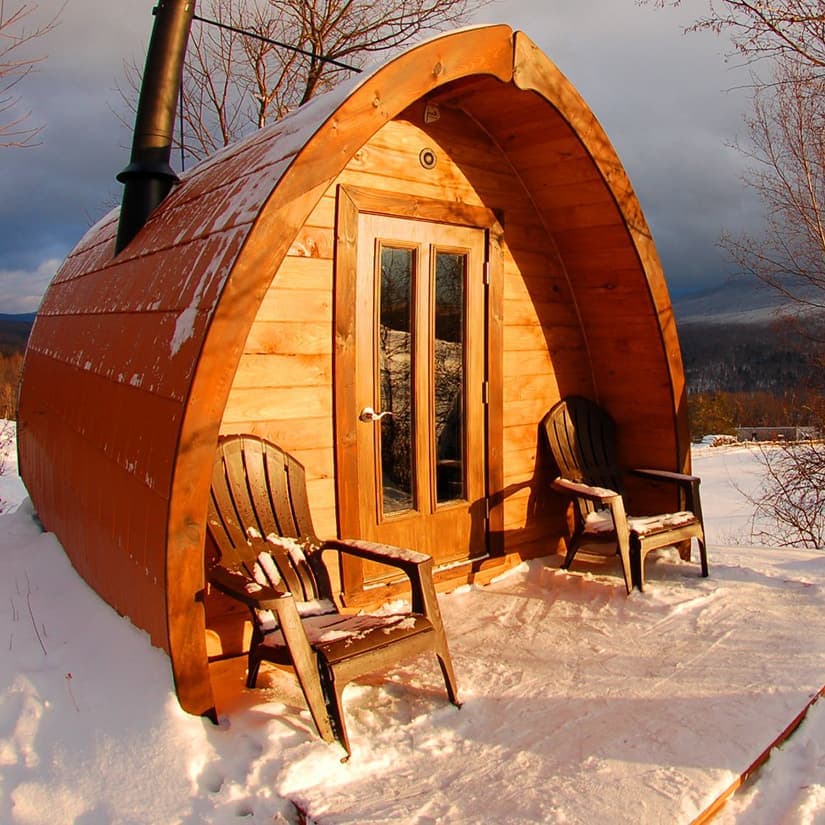 Mini-hébergements: 7 «pods» à louer cet hiver