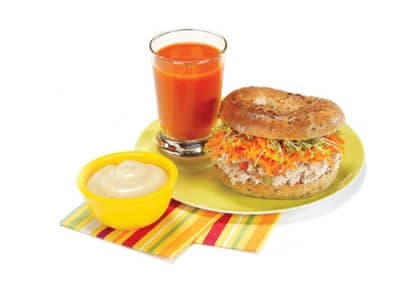 Bouchées de bagel au thon